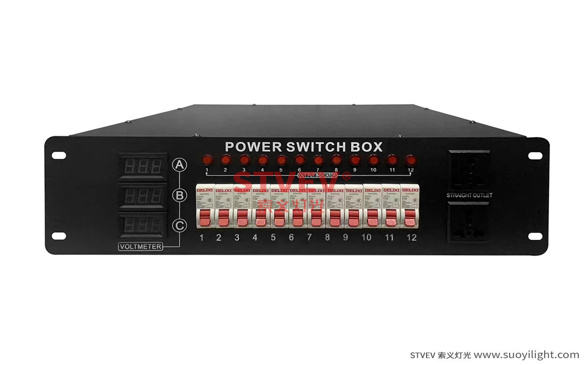 12路電源直通箱